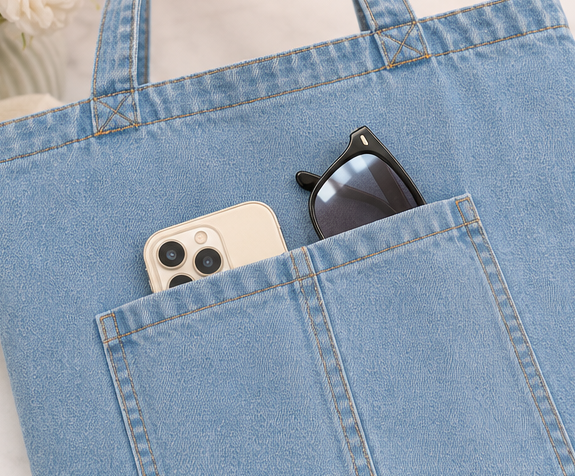 Hella Bougie Denim Tote
