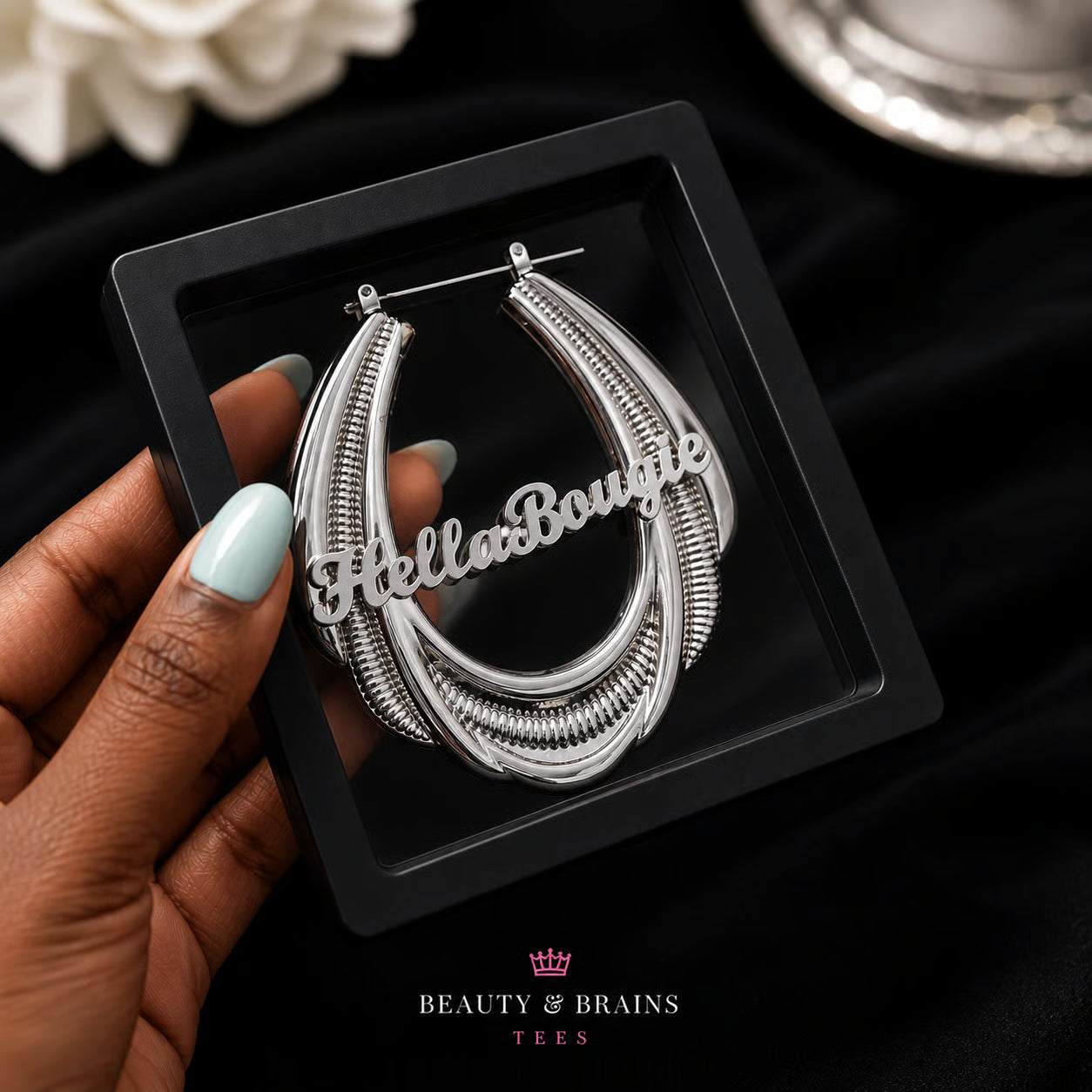 Hella Bougie Statement Hoops (Gold & Silver)