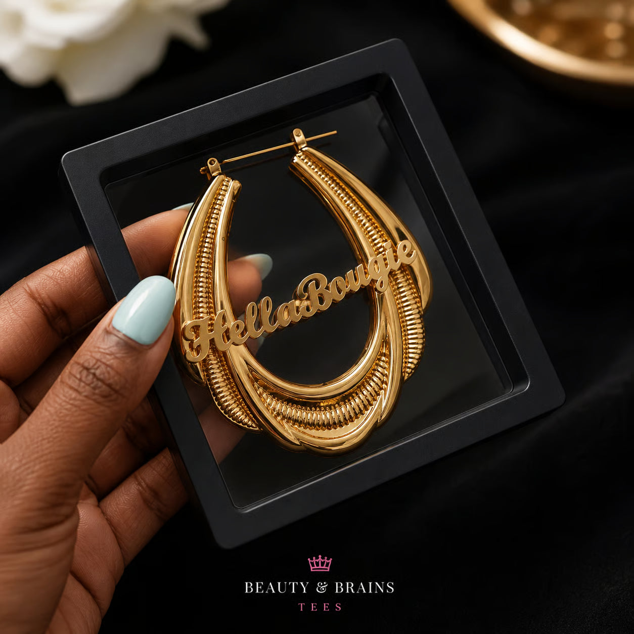 Hella Bougie Statement Hoops (Gold & Silver)